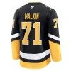 Dresovi Pittsburgh Penguins 2024-25 Fanatics Premium Evgeni Malkin Treći Crno - Muške